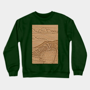 Beach Break Landscape Crewneck Sweatshirt